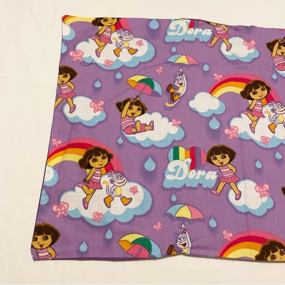 Dora the Explorer Pillowcase Homemade 20” x 12.5” Pillow Case - Picture 2 of 16